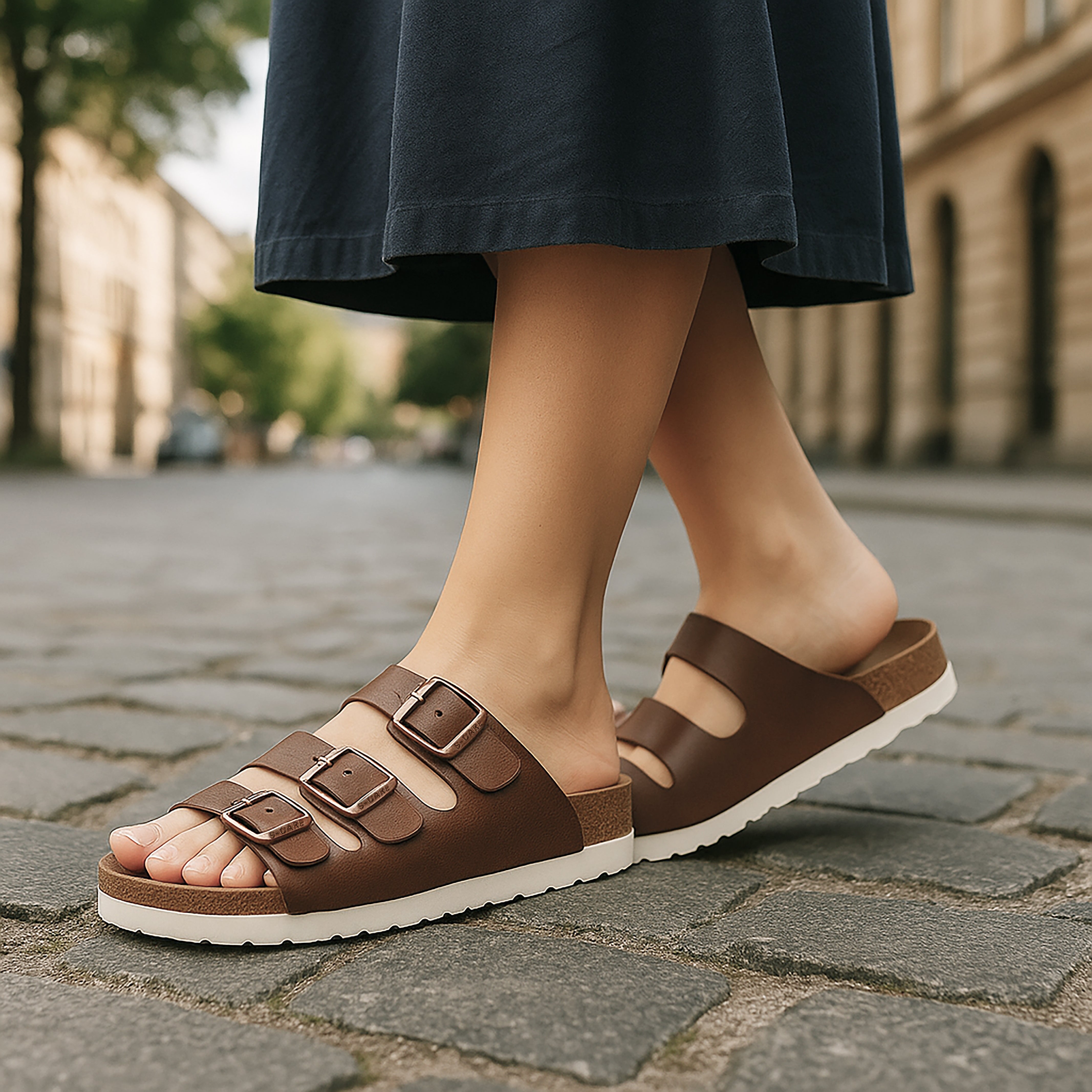 Muscat Brown Sandals – Supportive, Water-Resistant Comfort Sandals