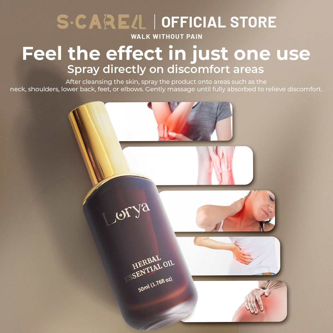 Lurya Herbal Essential Spray 50ml - Fast-Absorbing Herbal Relief for Joints & Muscles