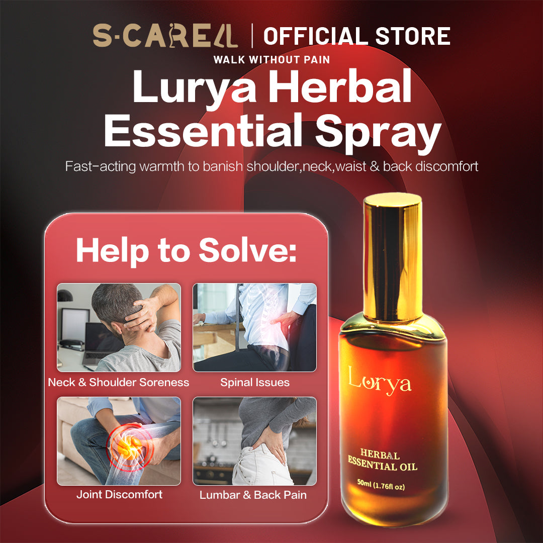 Lurya Herbal Essential Spray 50ml - Fast-Absorbing Herbal Relief for Joints & Muscles
