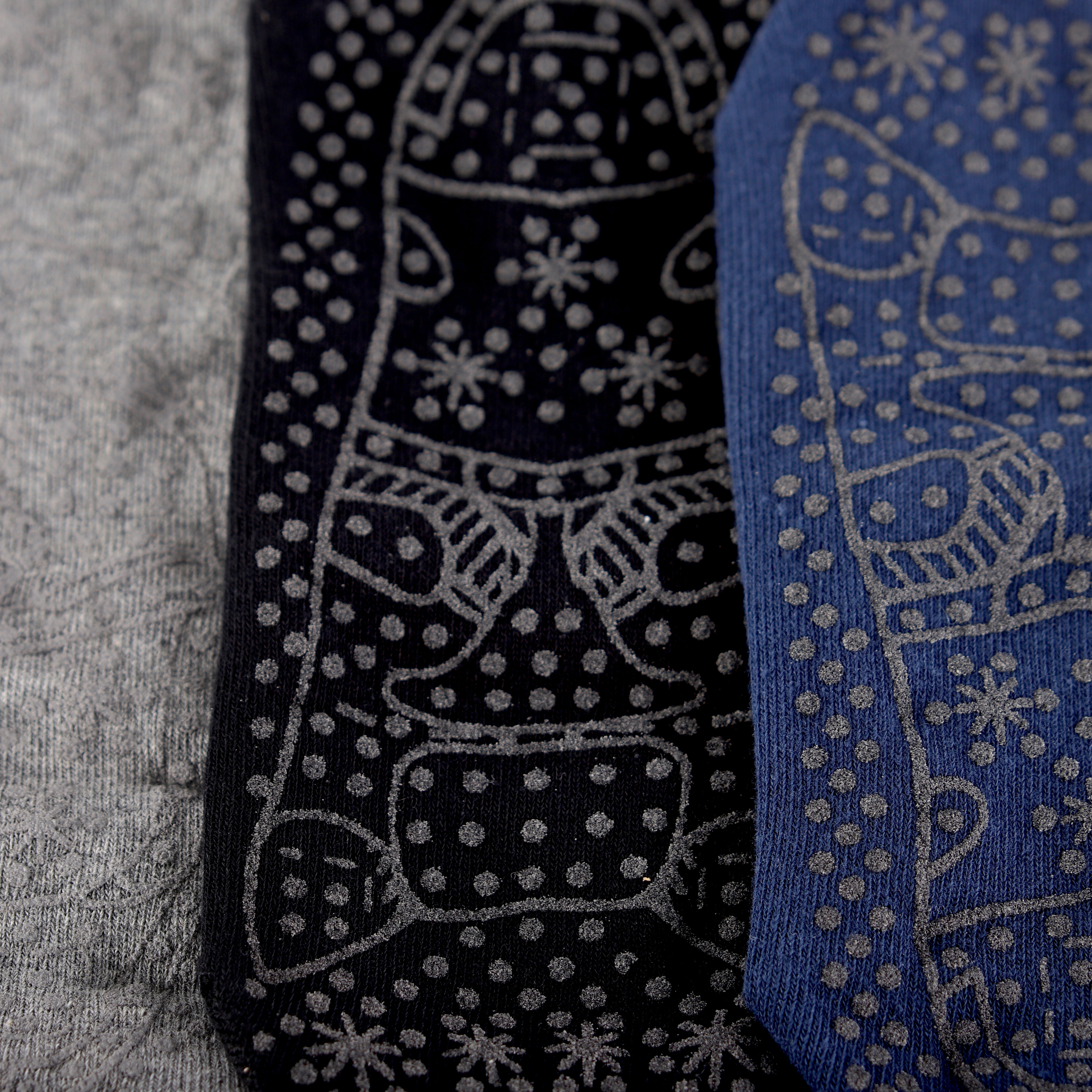 Close-up of breathable ionized fabric for improved circulation