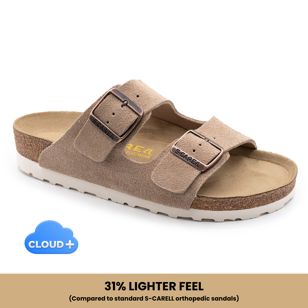 CLOUD+ Doha Supportive Sandals – Light Brown